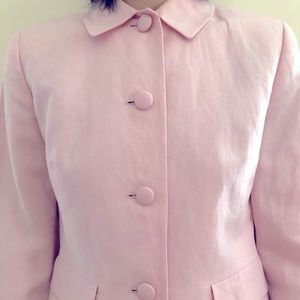 Brand new never worn lined linen and rayon blazer / suit jacket